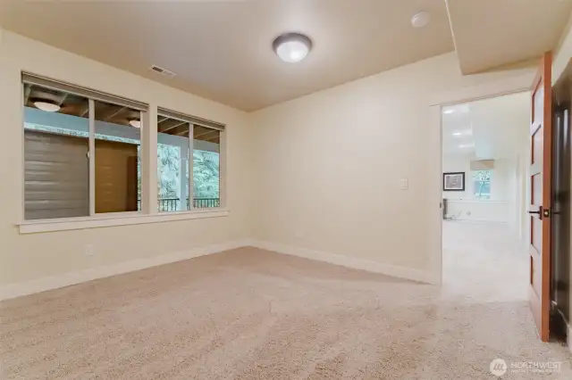 2nd of two lower level bedrooms