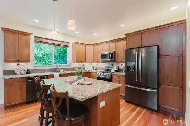 So much cabinetry and a pantry in the kitchen