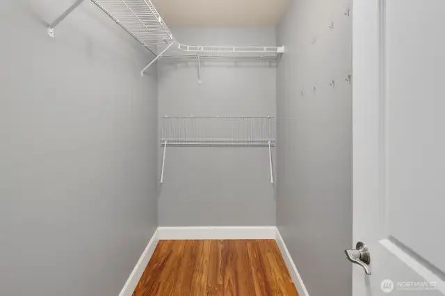 Walk in closet!