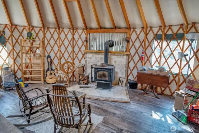 Interior of Yurt-33'
