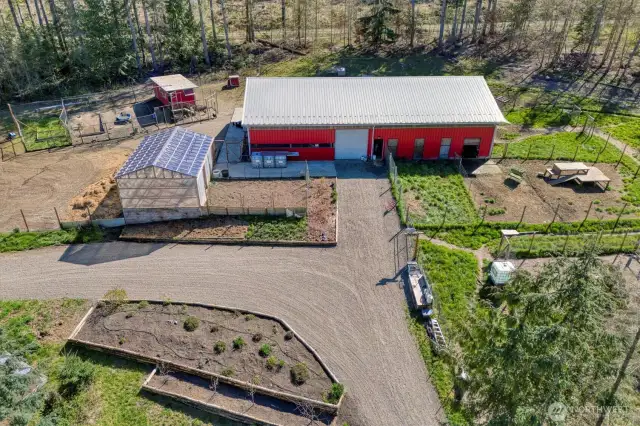 layout of outbuildings