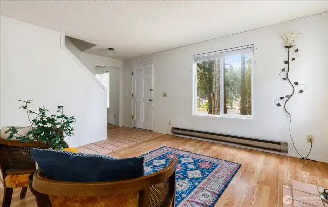 Living Room is off of front entry