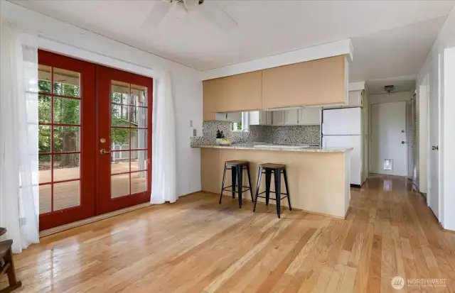 Cozy Den next to kitchen