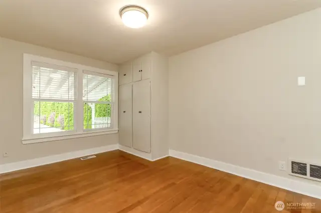Second bedroom with built-in closet.