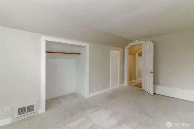 Another view of the first big upstairs bedroom.