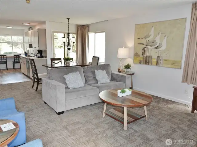 Spacious Great Room w/ lots of natural light.
