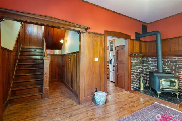 Entrance to upstairs.