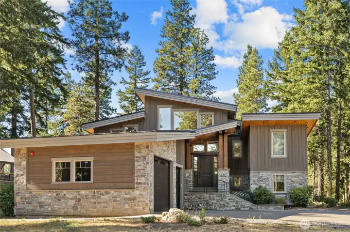 A covered entry adds style and protection from the elements.