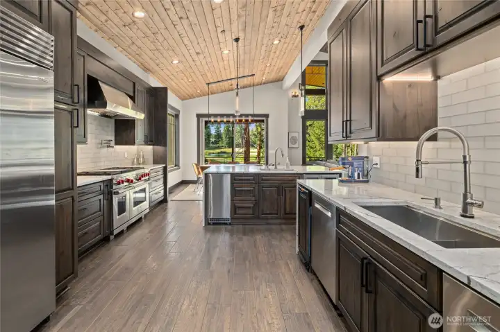 Kitchen designed for both function and style.