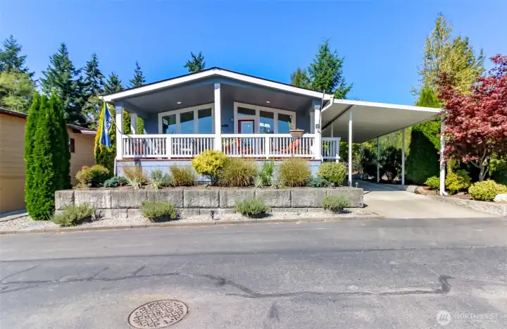 Curb Appeal with Oversized Covered Deck