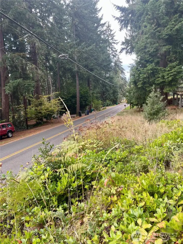 View looking to the right