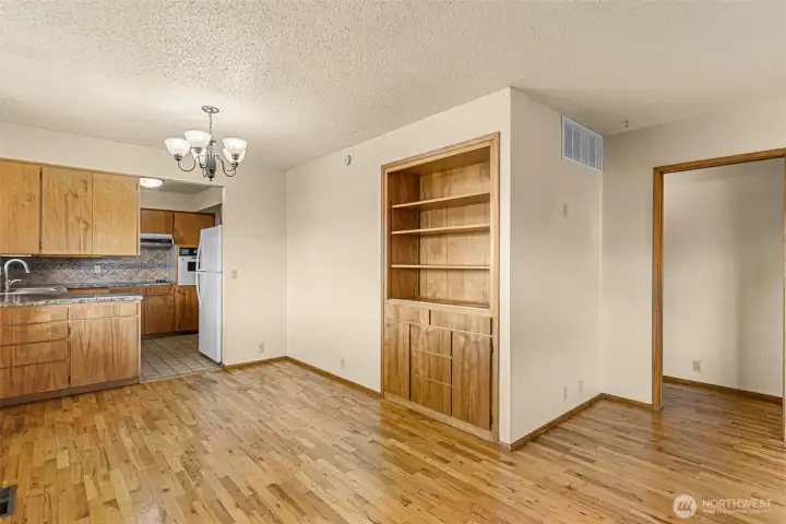 Built ins throughout.