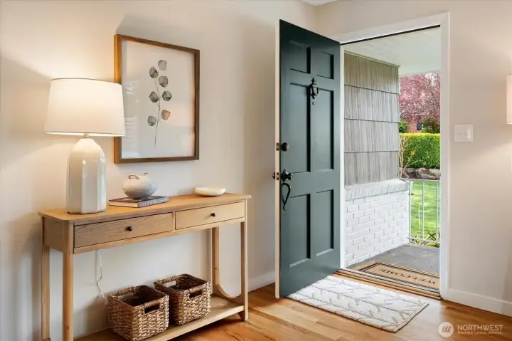 Welcome in. Right away, you'll enjoy the refinished hardwood floors (2025) and interior painted.