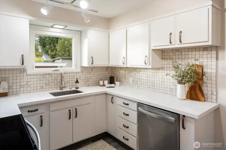New dishwasher (2026) completes this updated kitchen.