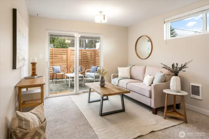 Back inside, we'll see what else is here on the south side of the home.