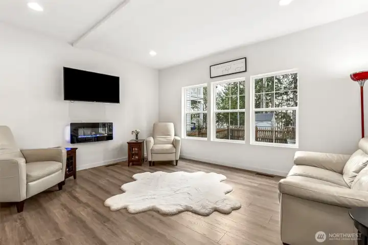 Living Room Flooded with Natural Light