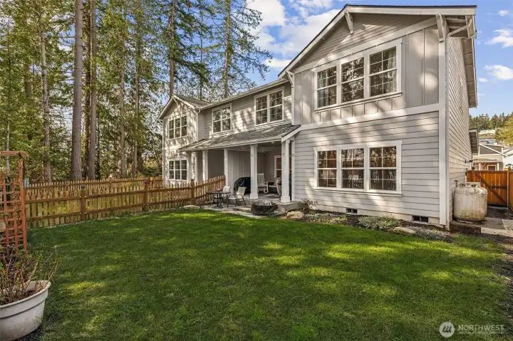 Fully Fenced and Level Backyard