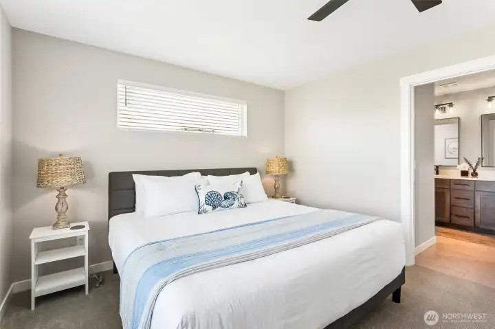 Easy access to private bathroom