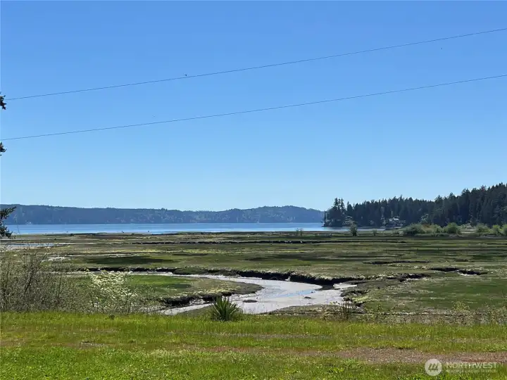 View of Duckabush inlet and Hood Canal