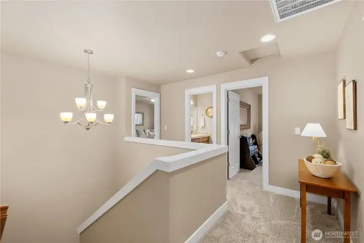 Upstairs...