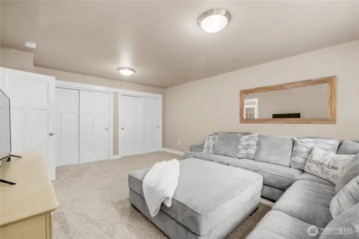 Can be used as bonus room, w/ big closet!