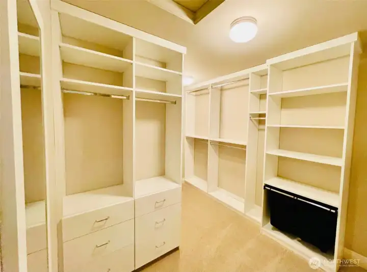 Large custom walk-in Closet Large custom walk-in Closet