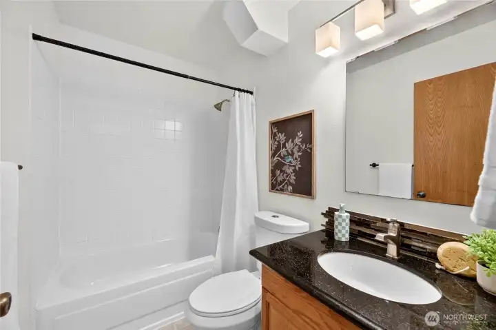 Lower level full bathroom is also nicely updated.