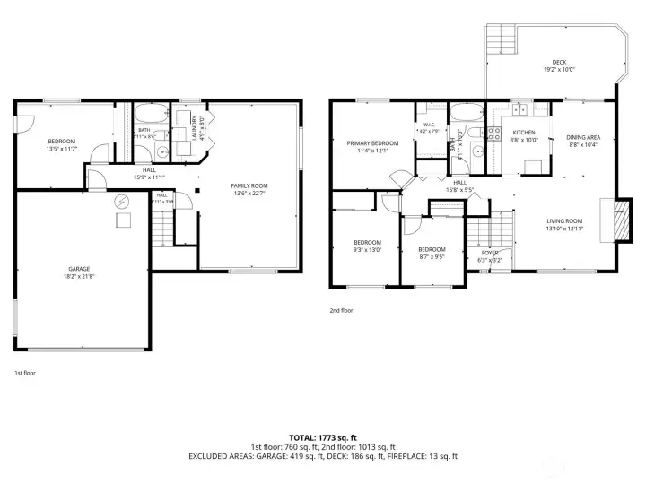 Floor plan of the home.    Great floor plan!   You can even use the lower level for someone who wants more privacy as there is a bedroom, full bathroom down there, and separate access into the home.  You will love this home!