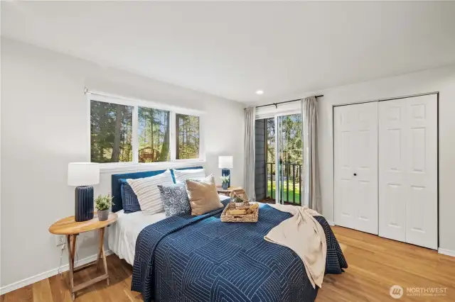 Large Closets Access to Balcony