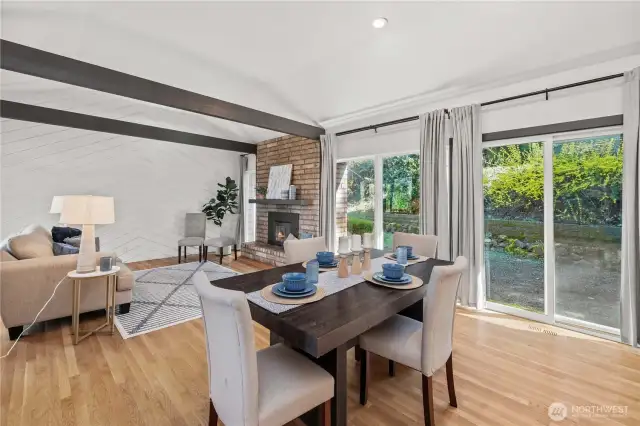 Wall of Windows Offers Treelined Views