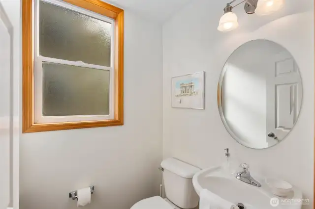 Main level half bath