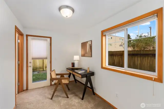 Downstairs office/bedroom
