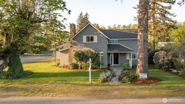Front View on Corner Lot
