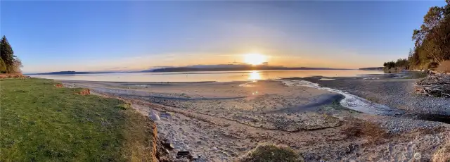 Gorgeous views from the private community beach.