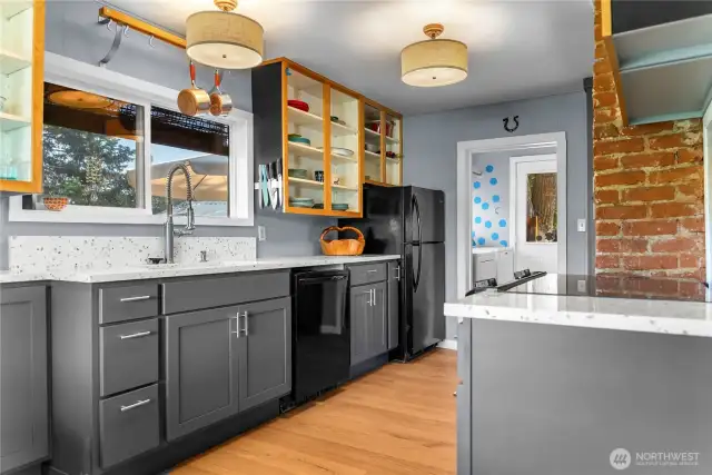 A kitchen that makes a statement.