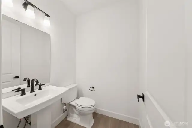 Main floor half bath