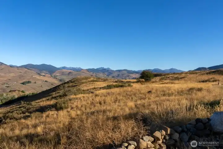 Pasayten Mountains to the North of this home view.