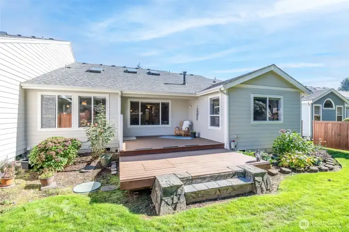Mature landscaping throughout, entertaining deck! Septic has already been pumped and is in perfect condition, no sewer bill and no need to pump for years to come!