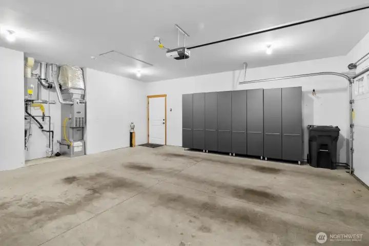 Spacious Garage with Lots of Storage