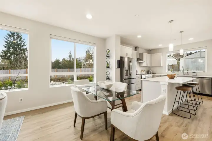 The kind of layout that makes hosting effortless.