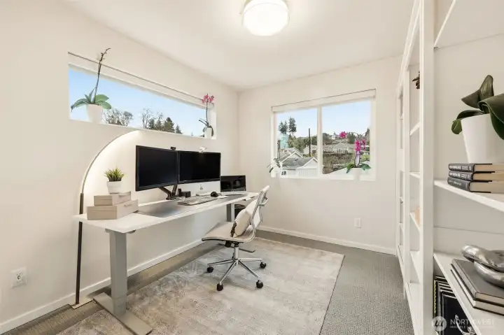 Comfortable bedrooms designed for rest, work, or play.