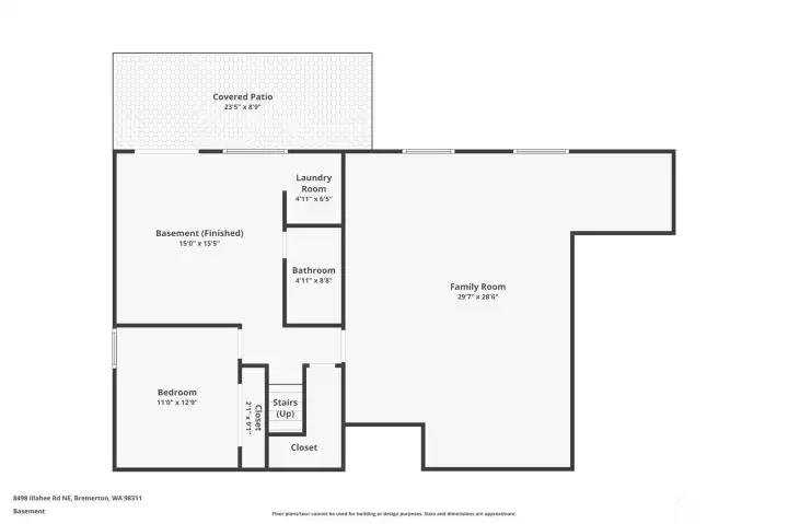 Basement floor plan