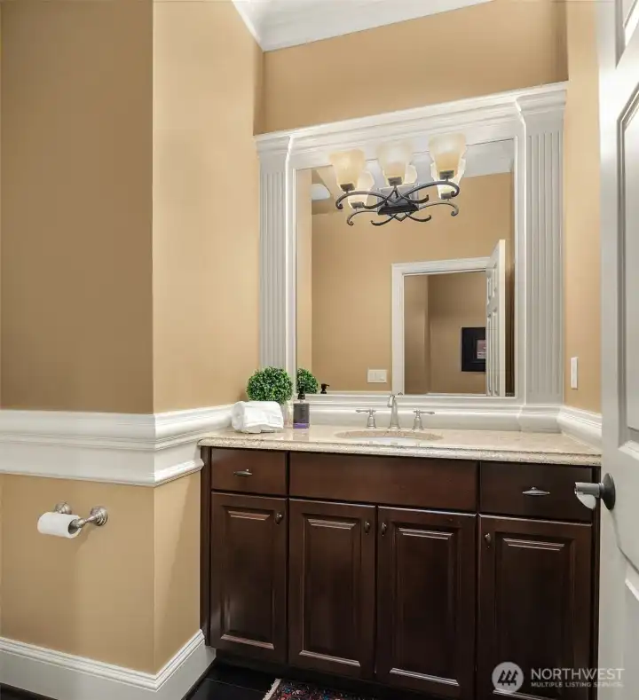 Powder room on main floor