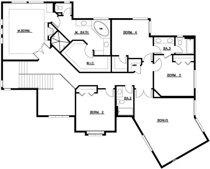 Upstairs Floorplan