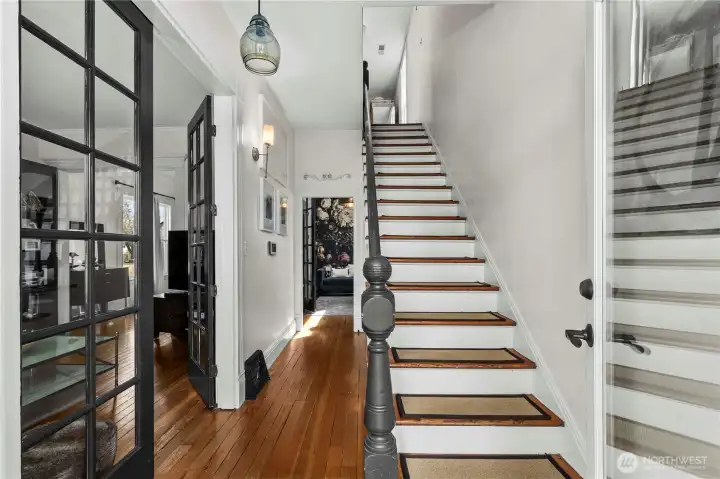 Gorgeous original hardwood floors