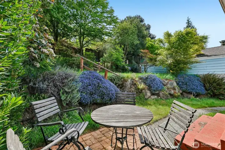 Cozy, private patio for morning coffee