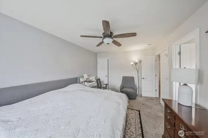 Laundry room upstairs, convenient to the bedrooms.