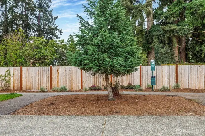 Home is second to last on the street.