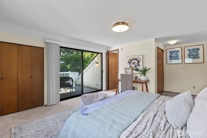 Multiple closets and a half offer a flexible space for guests and hobbies. Multiple closets and a half offer a flexible space for guests and hobbies.
