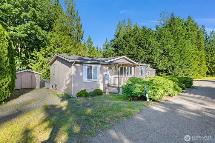 Home is on the end of a dead end street, with lots of space around it! Home is on the end of a dead end street, with lots of space around it!
